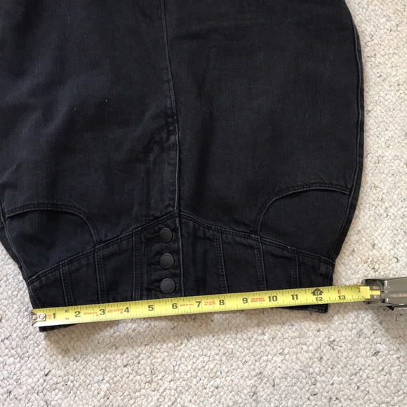 🌊 Hollister (NWT) 🌊Women’s Size 5/27 W…Ultra High Rise Black Denim Mini … - Picture 6 of 8